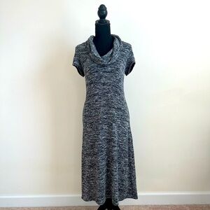 Cowl Neck Knit Midi Dress women’s size small